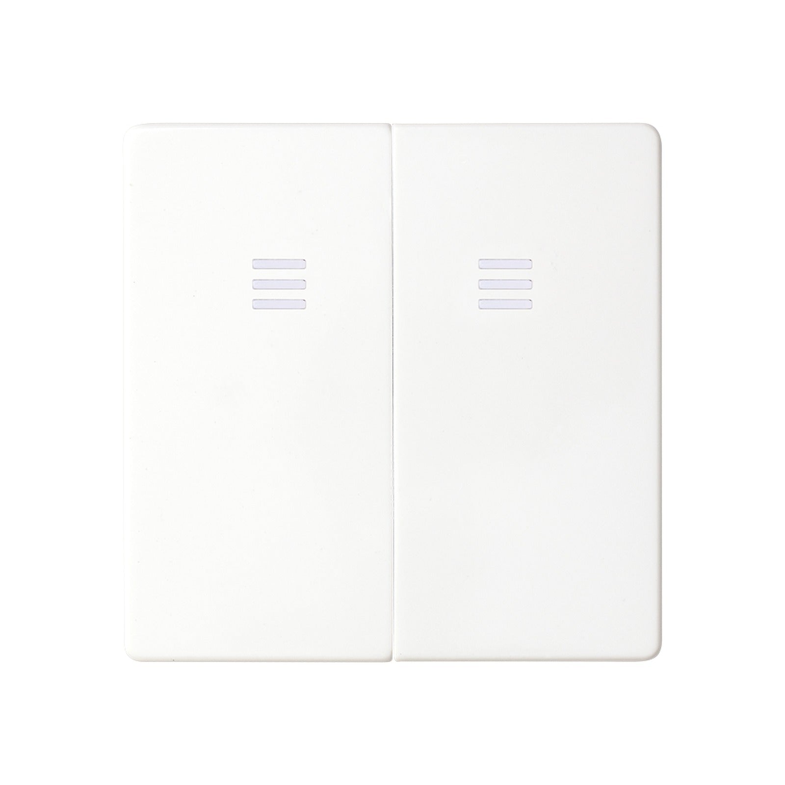 Tecla doble para mecanismos blanco con luminoso azul Simon 82 - referencia 8202025-030