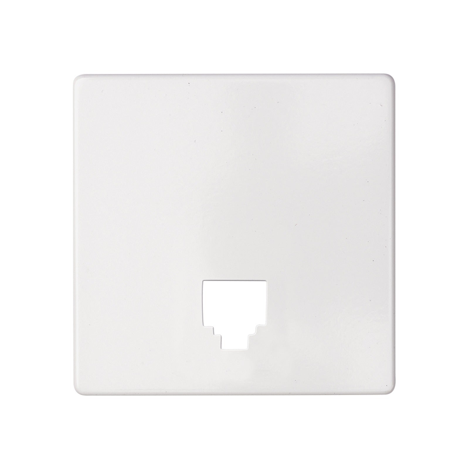 Placa para tomas telefónicas con conectores RJ11 y RJ12 blanco Simon 82 - referencia 82062-60