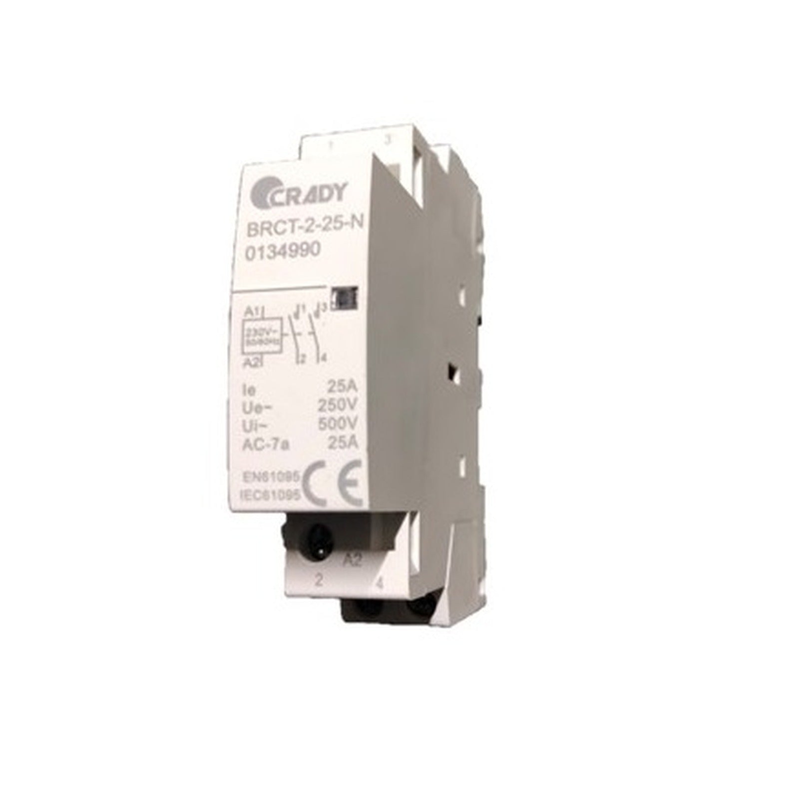 Contactor modular, tipo contacto 2NO, 25A, 1 módulo Crady – Ref. 0134990 - referencia 0134990