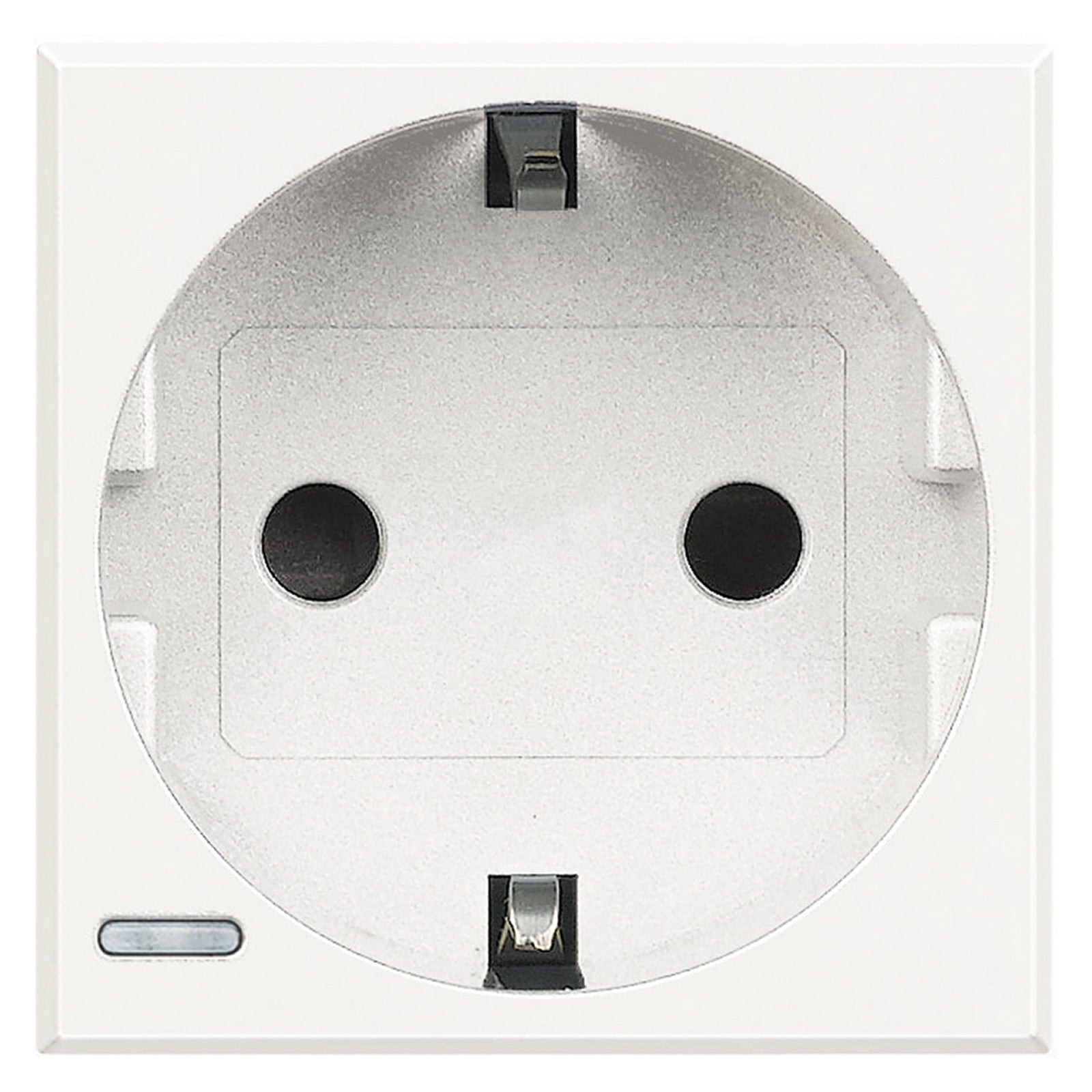 Base 2P+T Axolute - conexión por tornillos - Blanco - 2 módulos - referencia HD4141