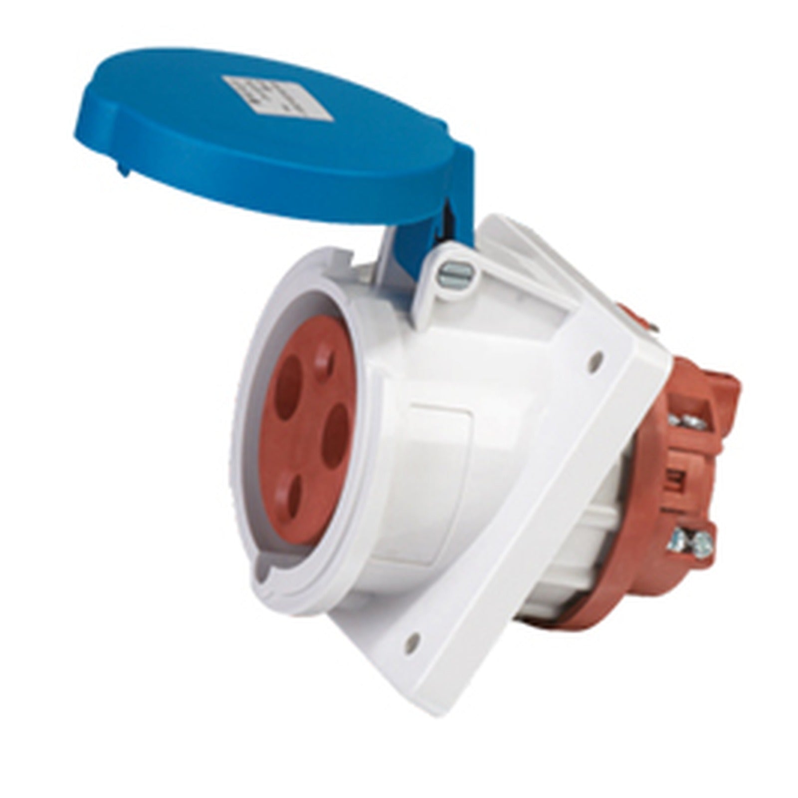 Base empotrable inclinada IP44, 230V, 32A, 3 polos KBEI-232-3644 Crady – Ref. 0767079 - referencia 0767079