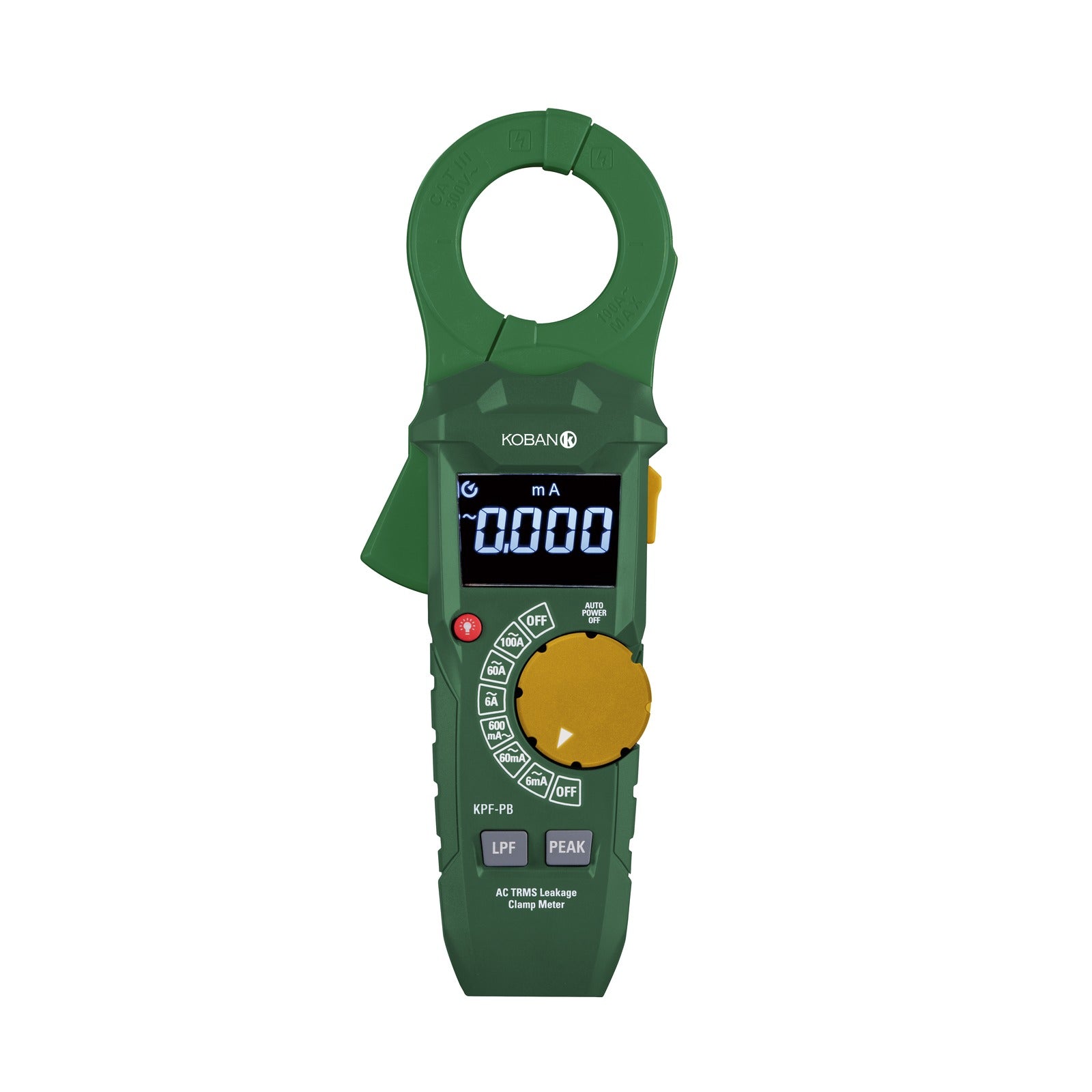 Pinza amperimétrica detectora de fugas con filtro de paso bajo KPF-PB Koban – Ref. 0767480 - referencia 0767480