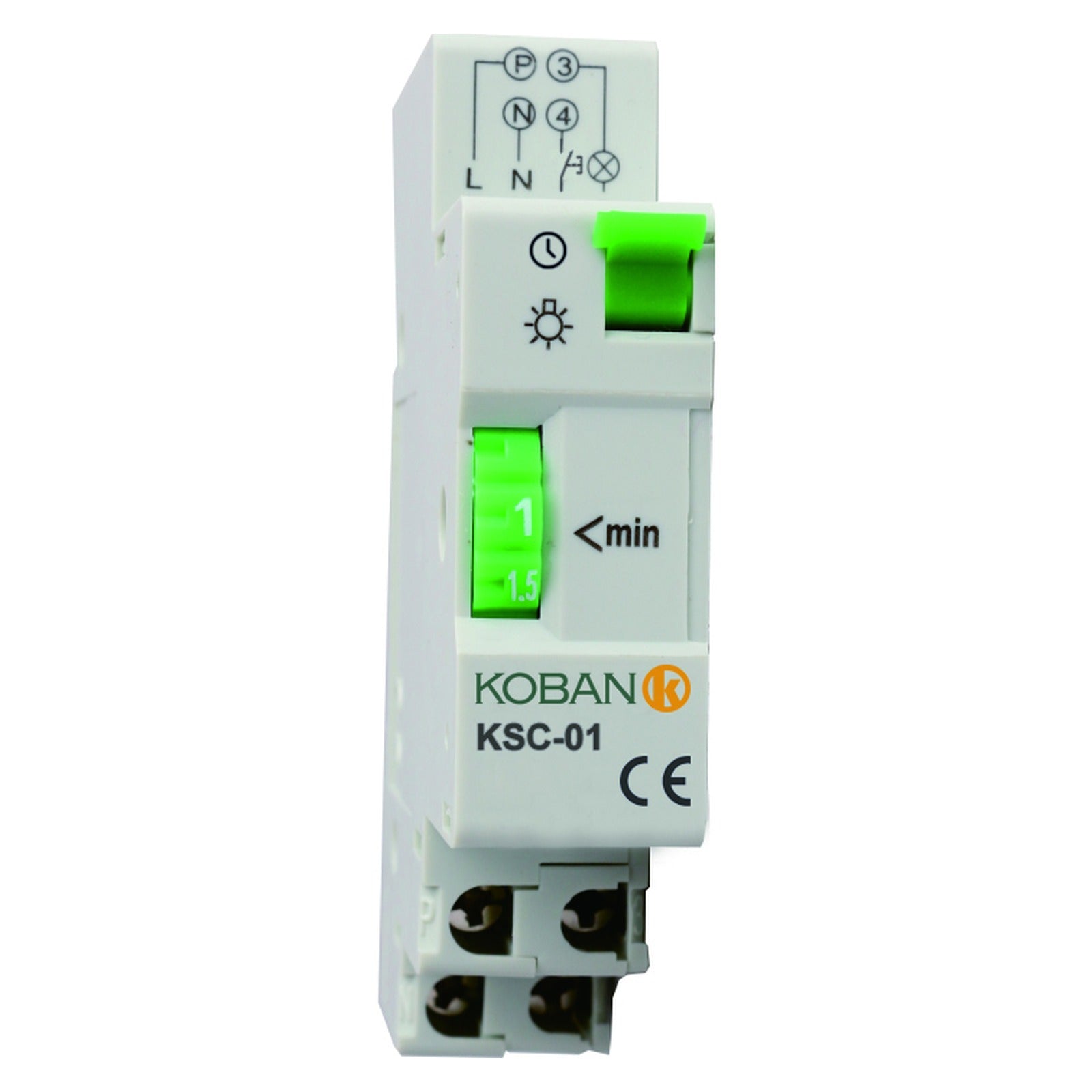 Minutero de escalera electromecánico, conexión 3/4 hilos KSC-01 Koban – Ref. 0767626 - referencia 0767626