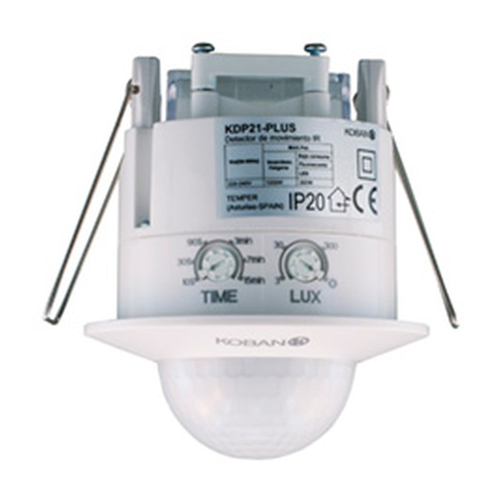 Detector de movimiento por tecnología PIR, montaje empotrado en techo KDP21 PLUS Koban – Ref. 0767822 - referencia 0767822
