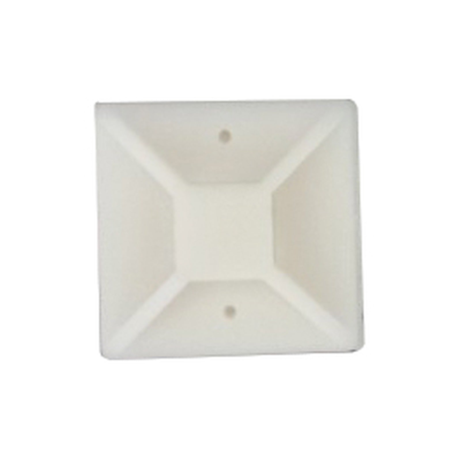 Base de 2 vías en color natural. 25x25 mm. Ancho de brida 6,2 mm. BBA 25 x 25 NAT Crady – Ref. 0775473 - referencia 0775473