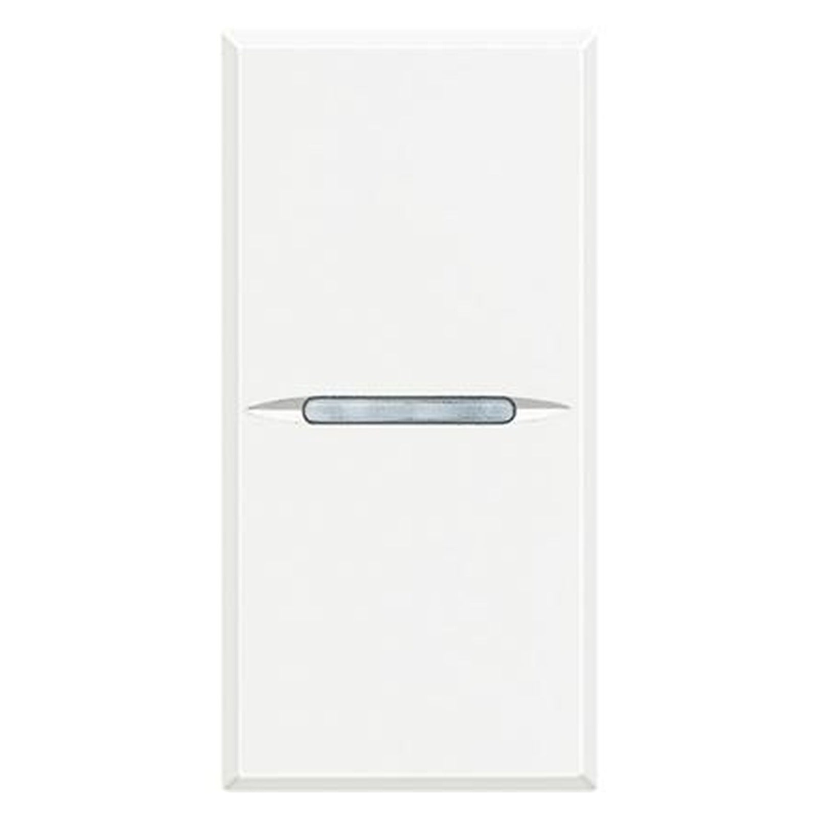 Conmutador axial iluminable BTicino Axolute, 1P, 16 A, 1 módulo, blanco, HD4003AN - referencia HD4003AN