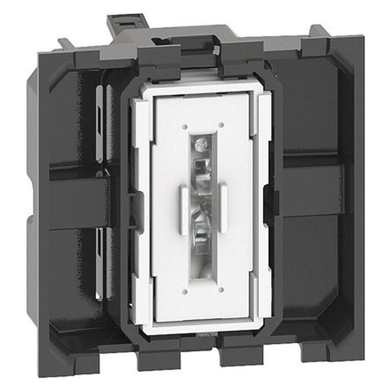 Conmutador iluminable BTicino Living Now, 1P, 10 AX, 2 módulos, K4003M2A - referencia K4003M2A