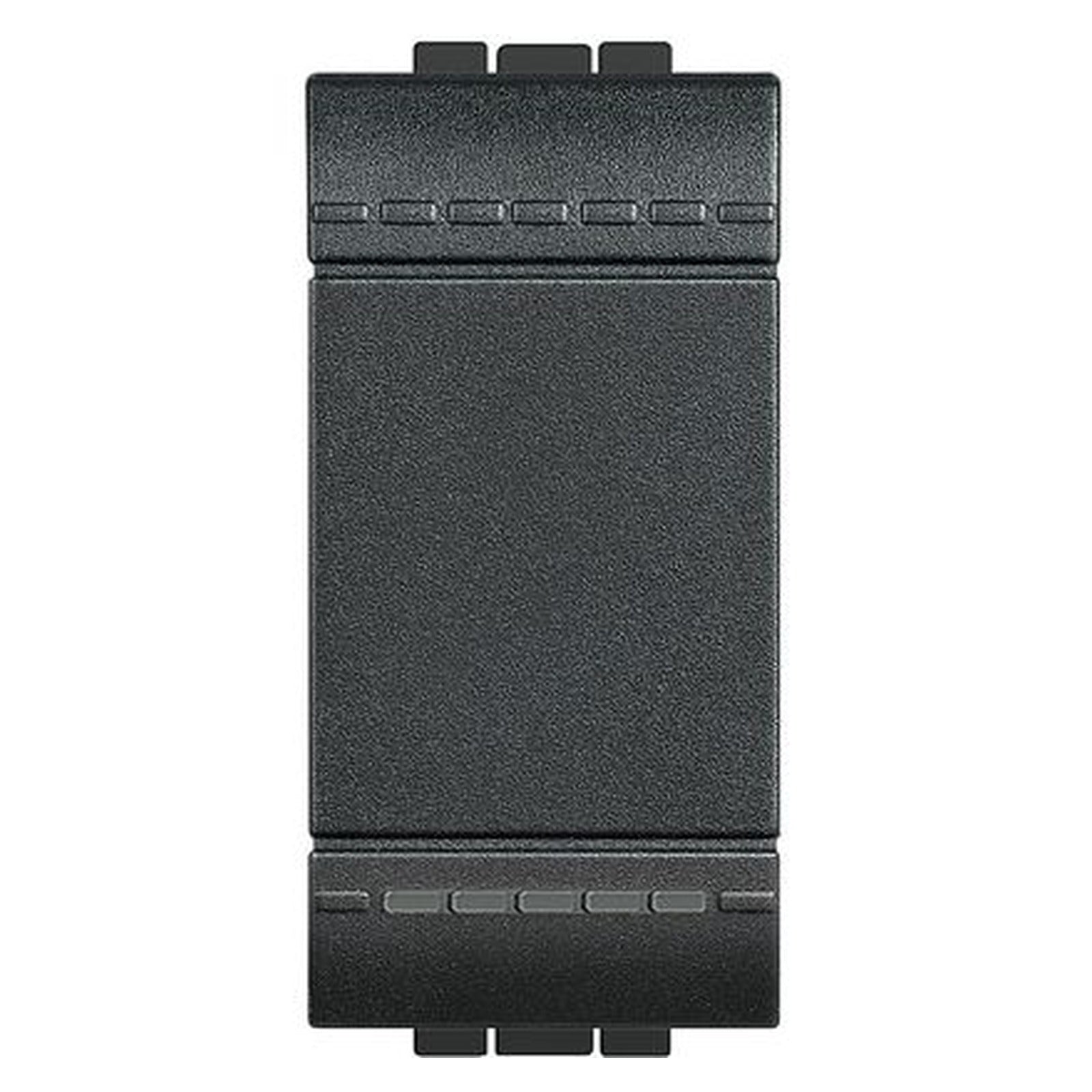 Conmutador iluminable BTicino Livinglight, 1P, 16 A, 1 módulo, antracita, L4003A - referencia L4003A