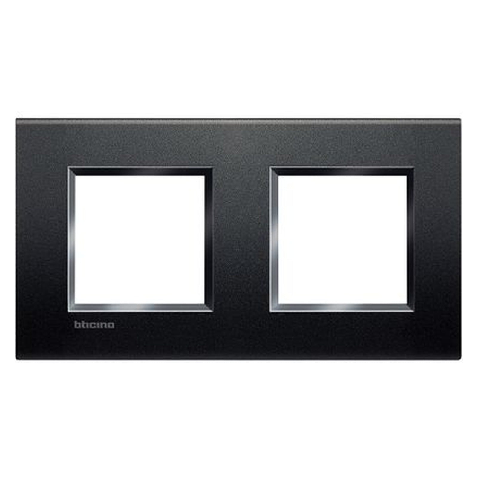 Placa BTicino Livinglight Air de 2+2 módulos, acabado antracita, LNA4802M2AR - referencia LNA4802M2AR