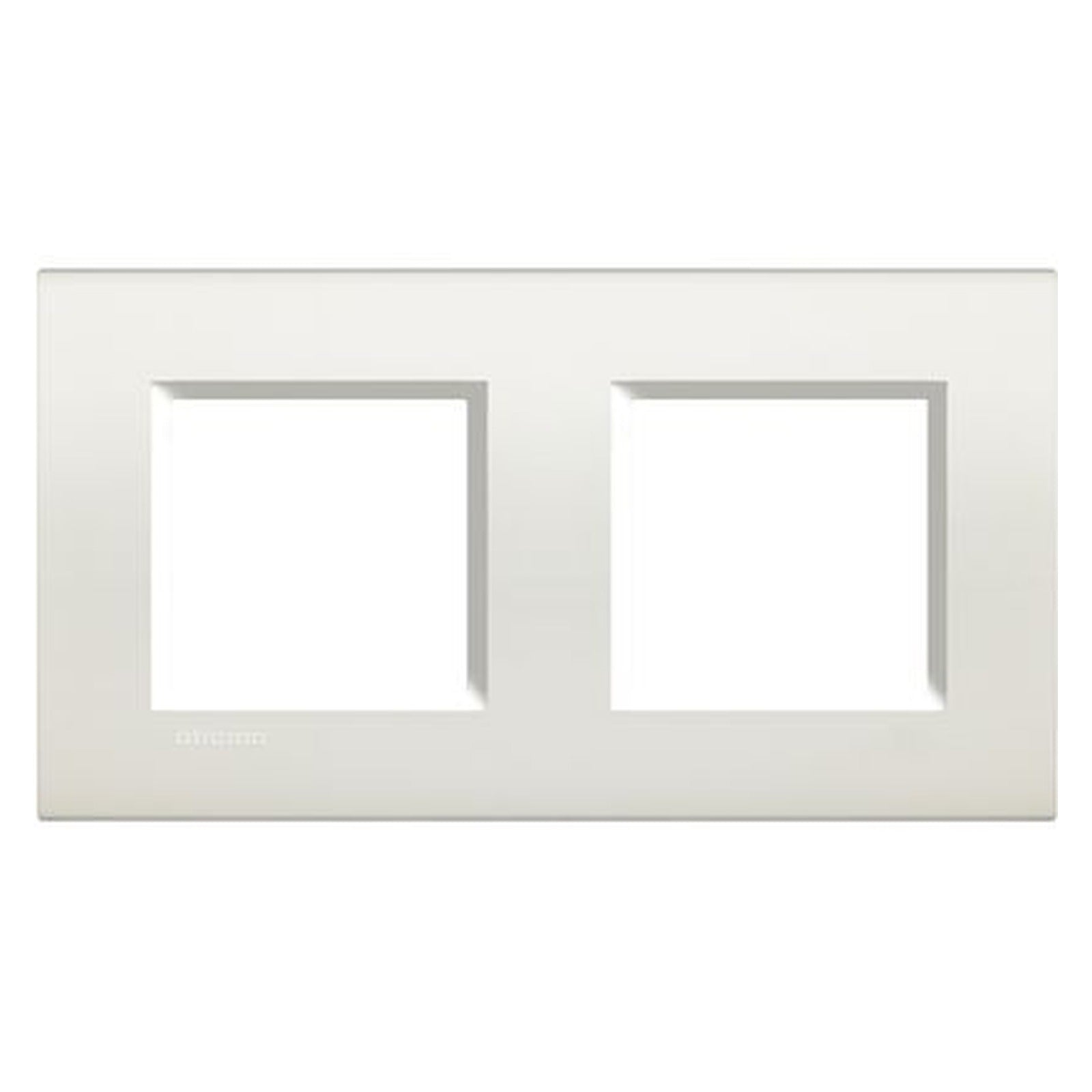 Placa BTicino Livinglight Air de 2+2 módulos, acabado blanco, LNA4802M2BI - referencia LNA4802M2BI