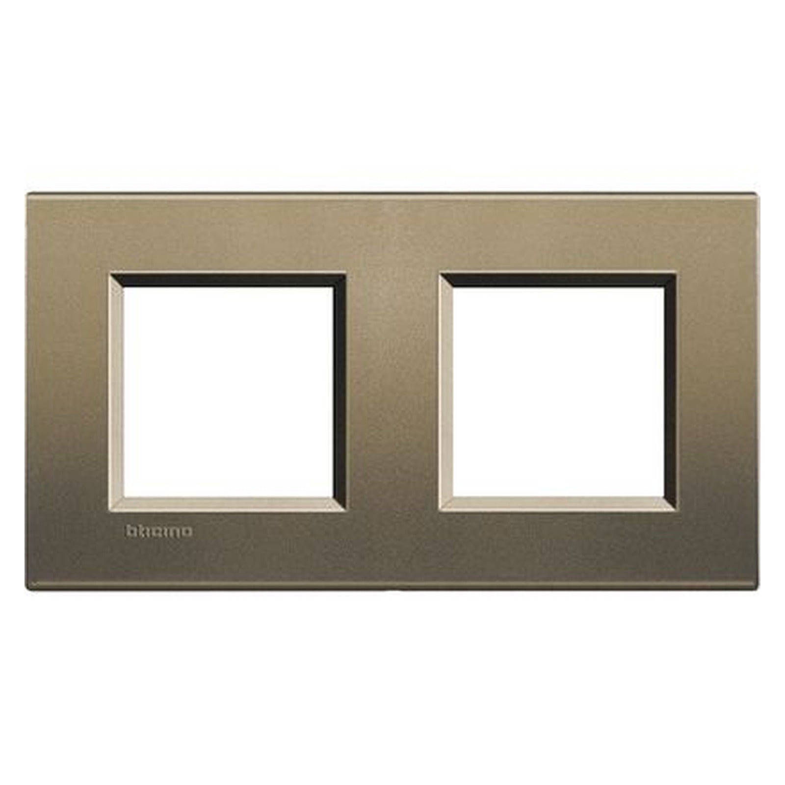 Placa BTicino Livinglight Air de 2+2 módulos, acabado Square, LNA4802M2SQ - referencia LNA4802M2SQ