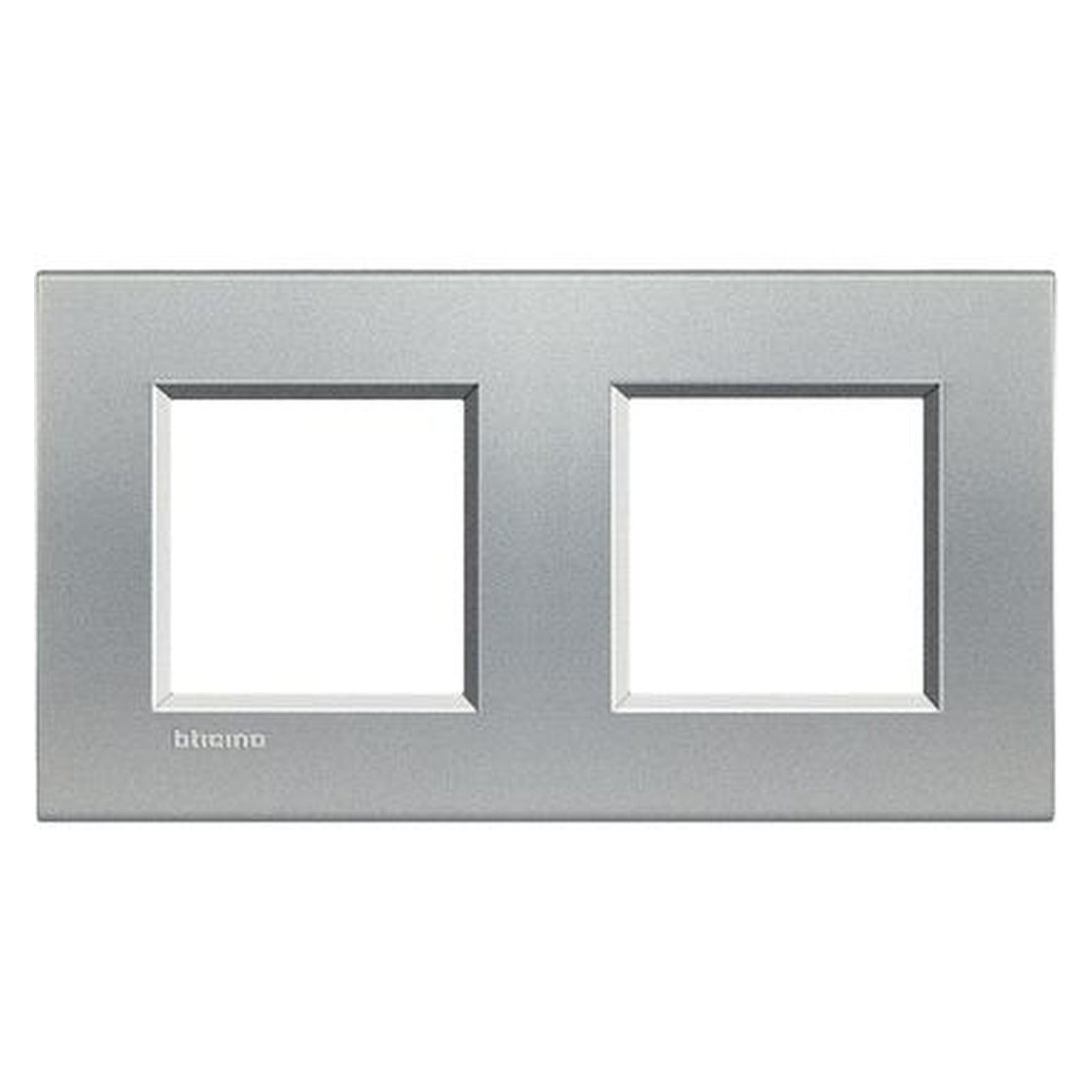 Placa BTicino Livinglight Air de 2+2 módulos, acabado Tech, LNA4802M2TE - referencia LNA4802M2TE