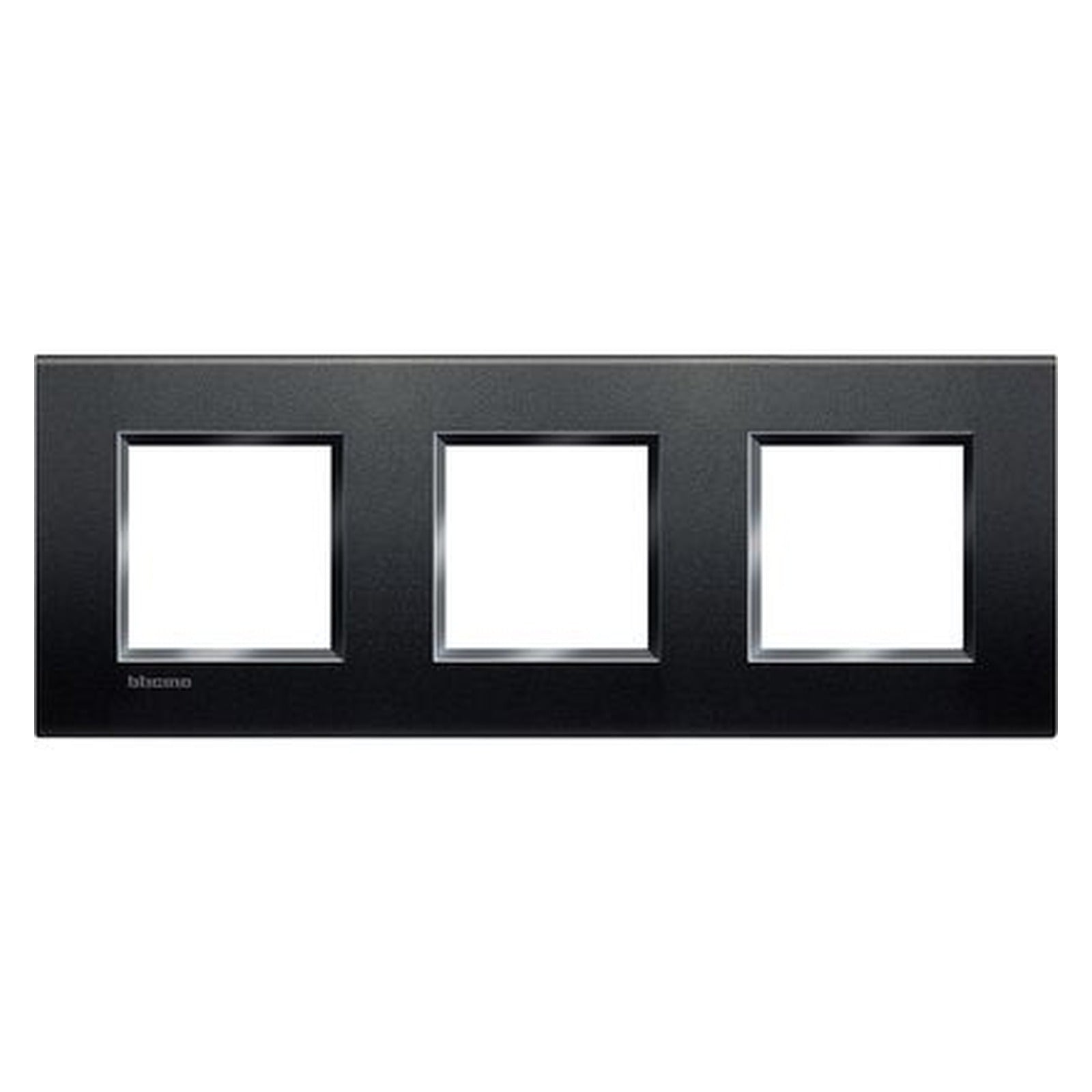 Placa BTicino Livinglight Air de 2+2+2 módulos, acabado antracita, LNA4802M3AR - referencia LNA4802M3AR