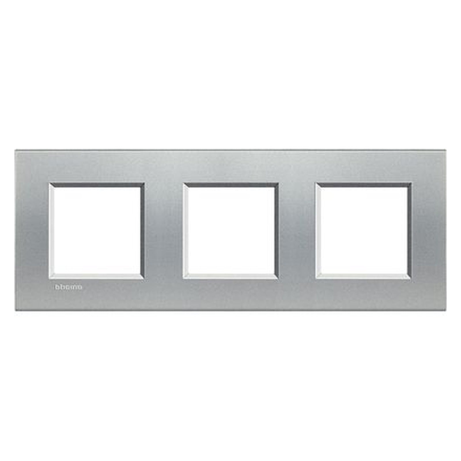 Placa BTicino Livinglight Air de 2+2+2 módulos, acabado Tech, LNA4802M3TE - referencia LNA4802M3TE