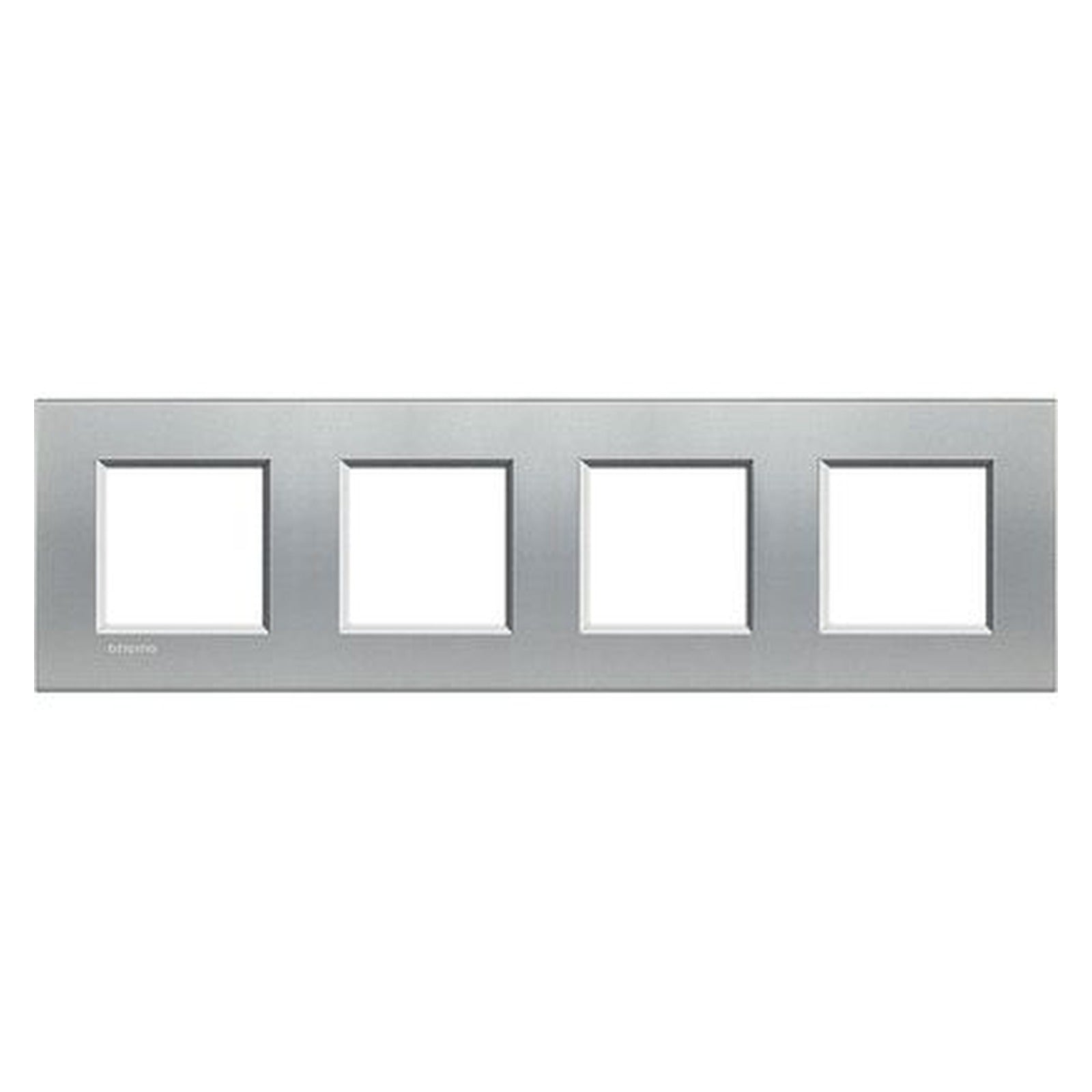 Placa BTicino Livinglight Air de 2+2+2+2 módulos, acabado Tech, LNA4802M4TE - referencia LNA4802M4TE