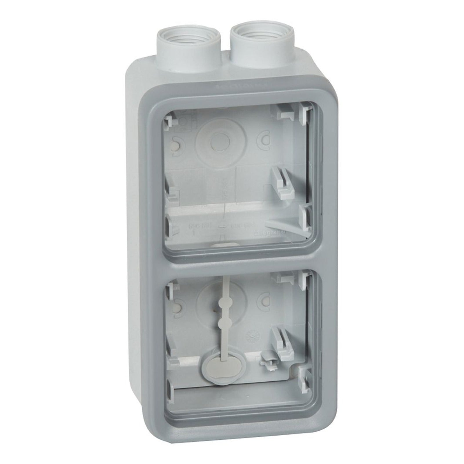 Caja Legrand Plexo de superficie para 2 elementos verticales, gris, 069668 - referencia 069668