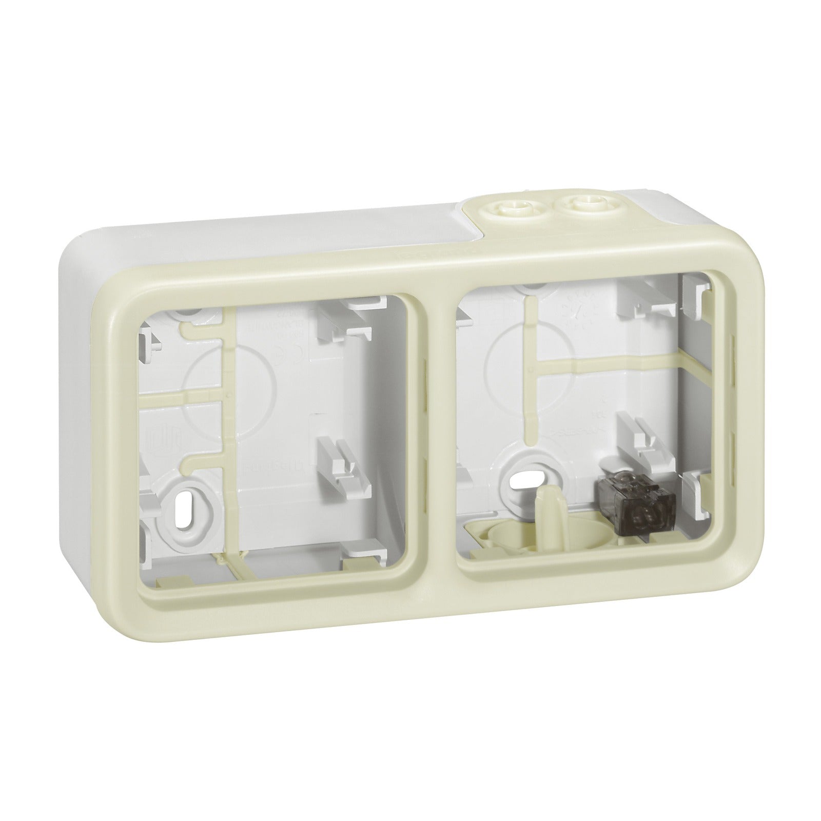Caja Legrand Plexo de superficie para 2 elementos horizontales, blanca, 069690 - referencia 069690