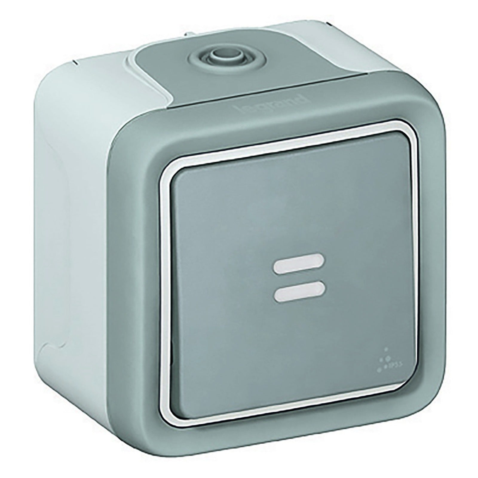 Pulsador luminoso Legrand Plexo monobloc, 10 A, gris, 069722 - referencia 069722
