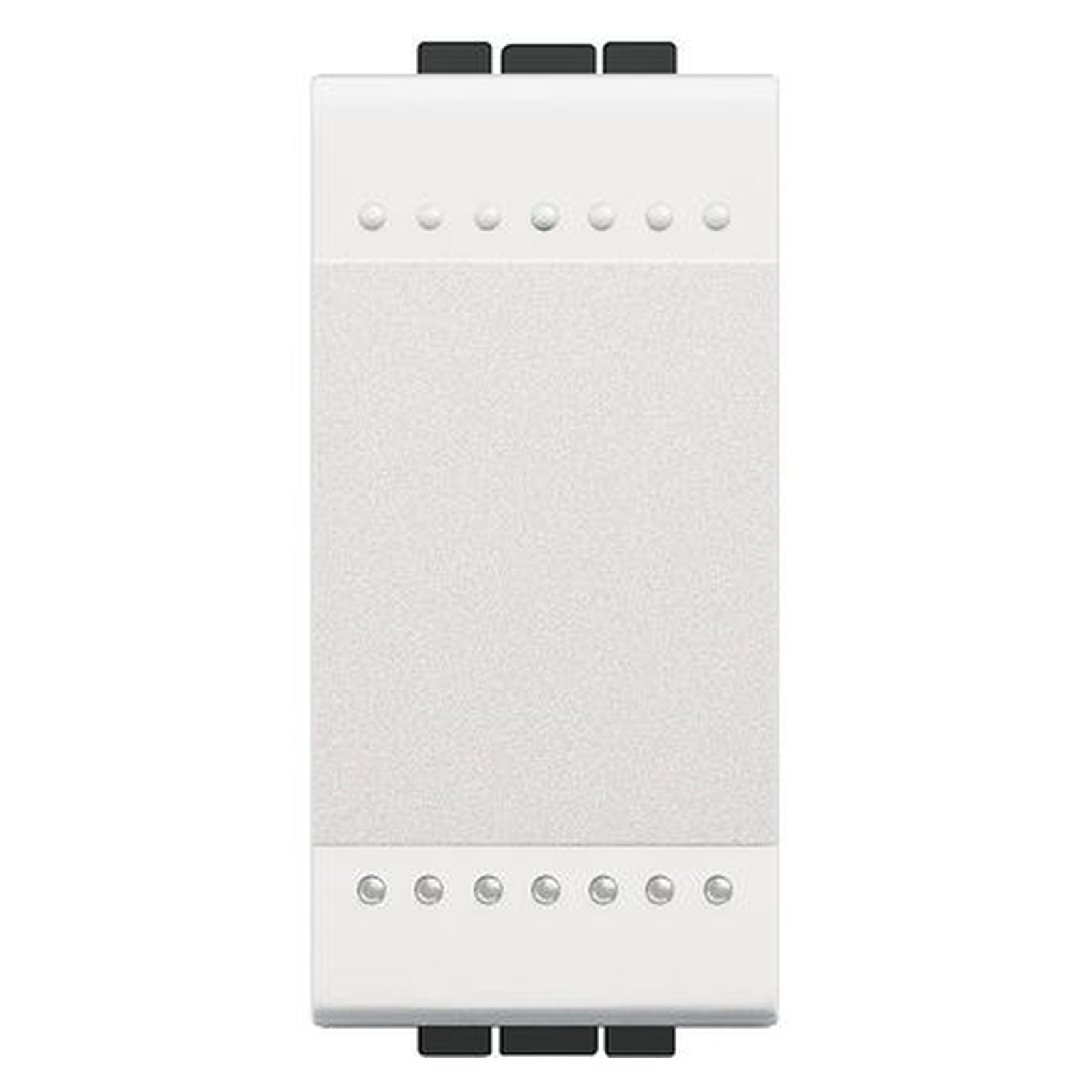 Pulsador basculante iluminable BTicino Livinglight, 1P, 10 A, 1 módulo, blanco, N4005A - referencia N4005A