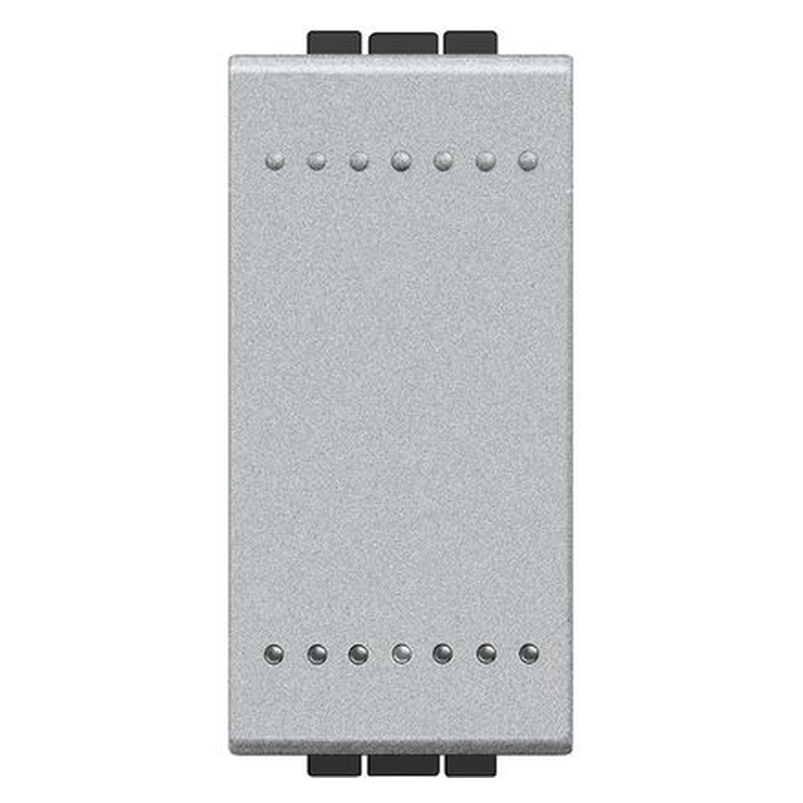 Conmutador iluminable BTicino Livinglight, 1P, 16 A, 1 módulo, acabado Tech, NT4003A - referencia NT4003A