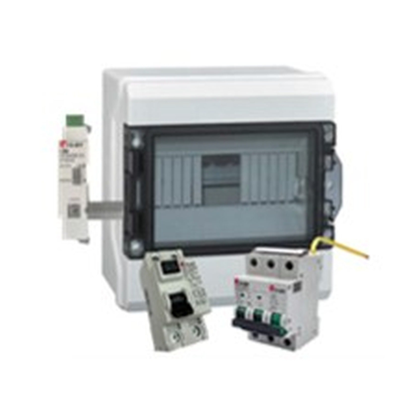 Kit de protección para vehículo eléctrico en instalaciones monofásicas con rearme - versión montada CL-KIT-PROT-M-R Crady – Ref. 0767586 - referencia 0767586