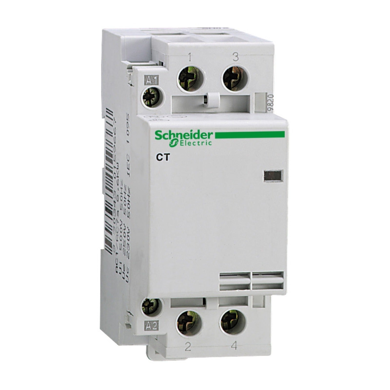 Contactor modular Schneider Electric CT, 2 NA, 63 A, bobina 230-240 V CA, 15971 - referencia 15971