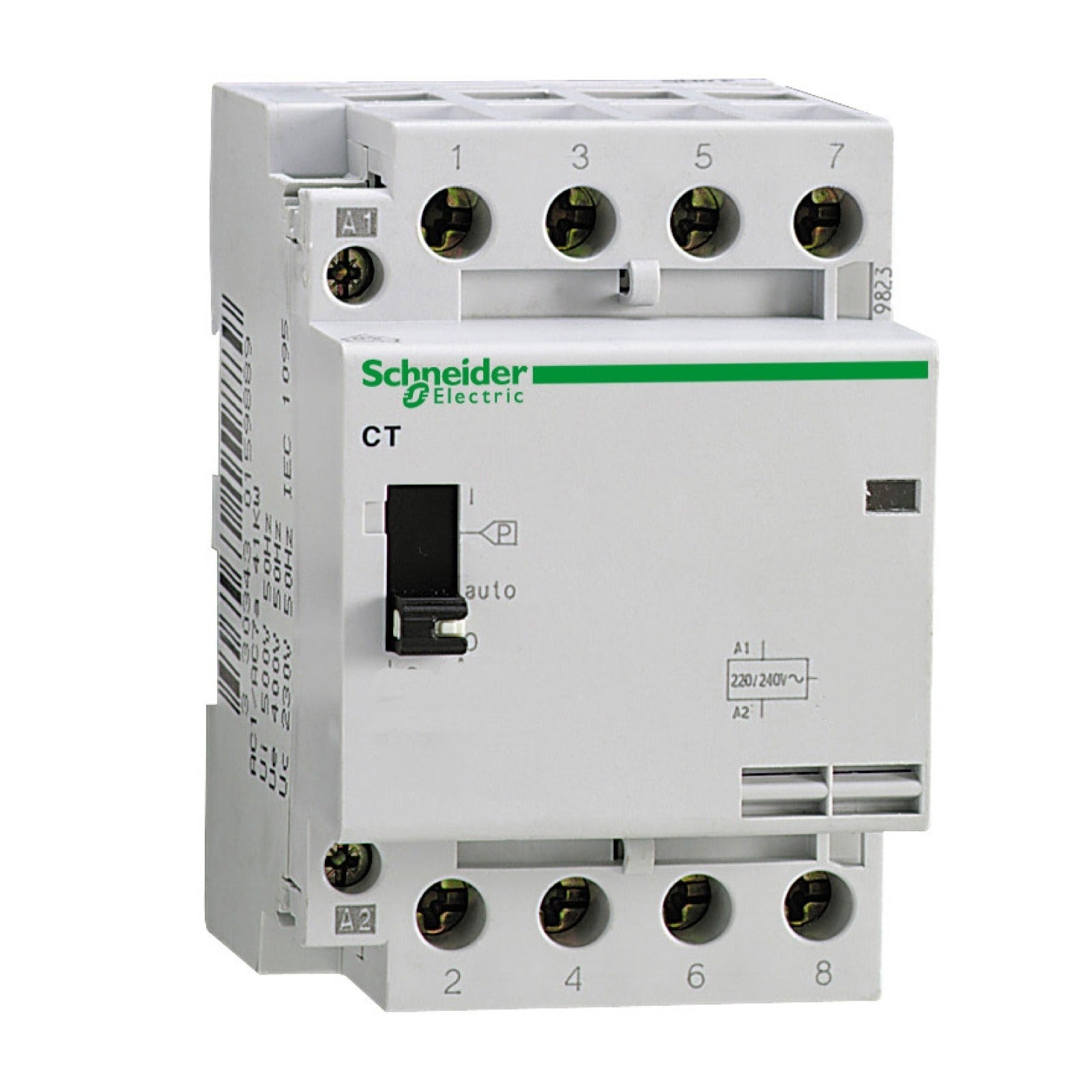 Contactor modular Schneider Electric CT, 4 NA, 63 A, bobina 230-240 V CA, 15973 - referencia 15973