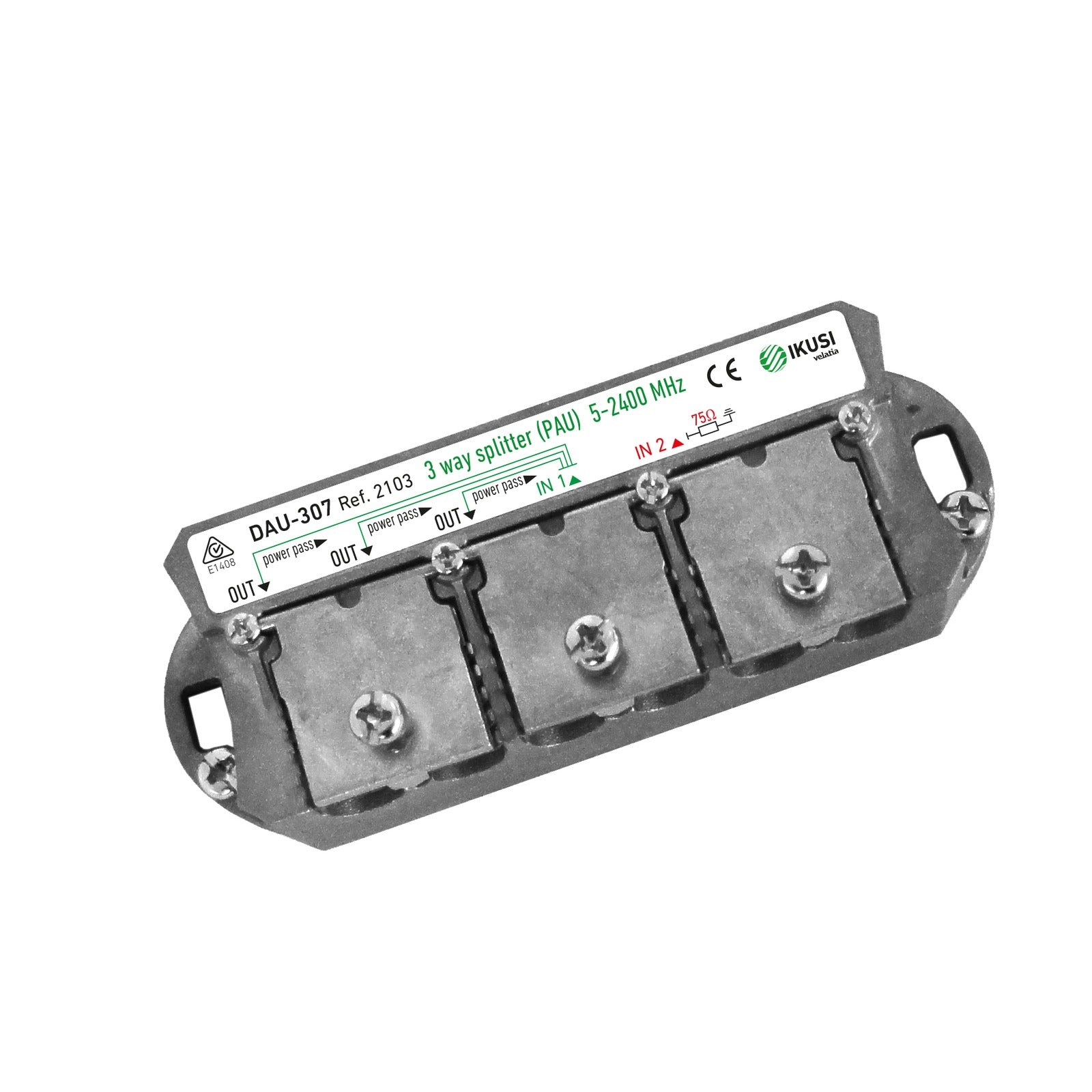 DAU-307 — Distribuidor (PAU) 3 salidas; Atenuación 8 dB Fagor 2103 - referencia 2103