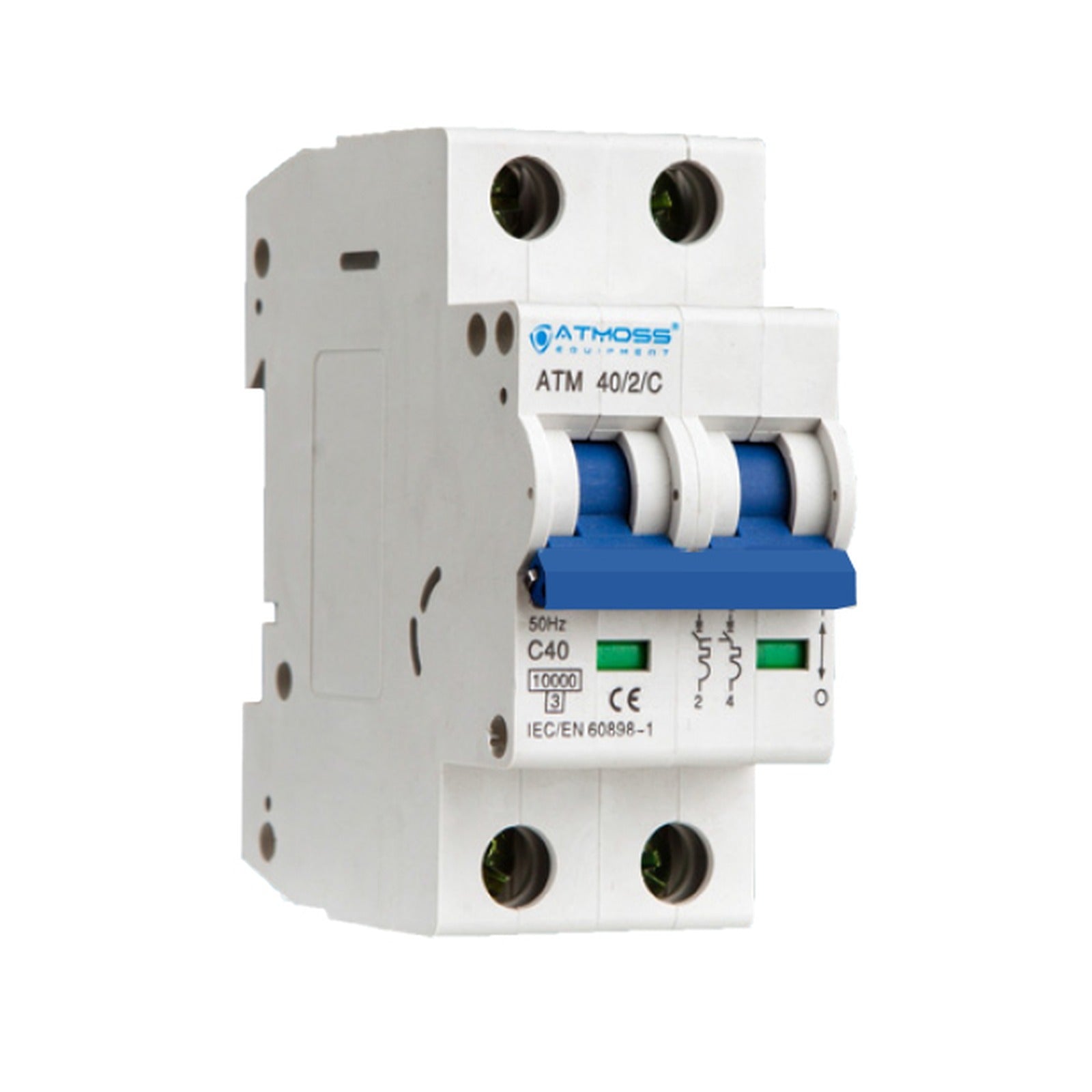 Interruptor magnetotérmico 1P+N 6 kA curva C 25 A Atmoss 200-MAG020 - referencia 200-MAG020