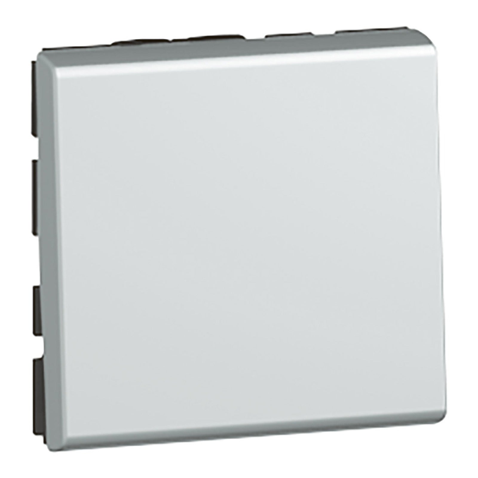 Conmutador Legrand Mosaic, 10 AX, 2 módulos, aluminio, 079211 - referencia 079211