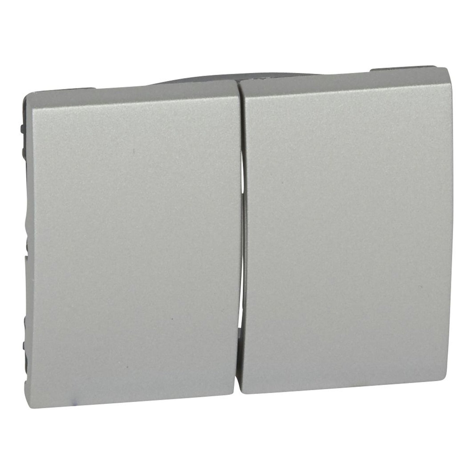 Tecla doble Legrand Galea Life, aluminio, 771312 - referencia 771312