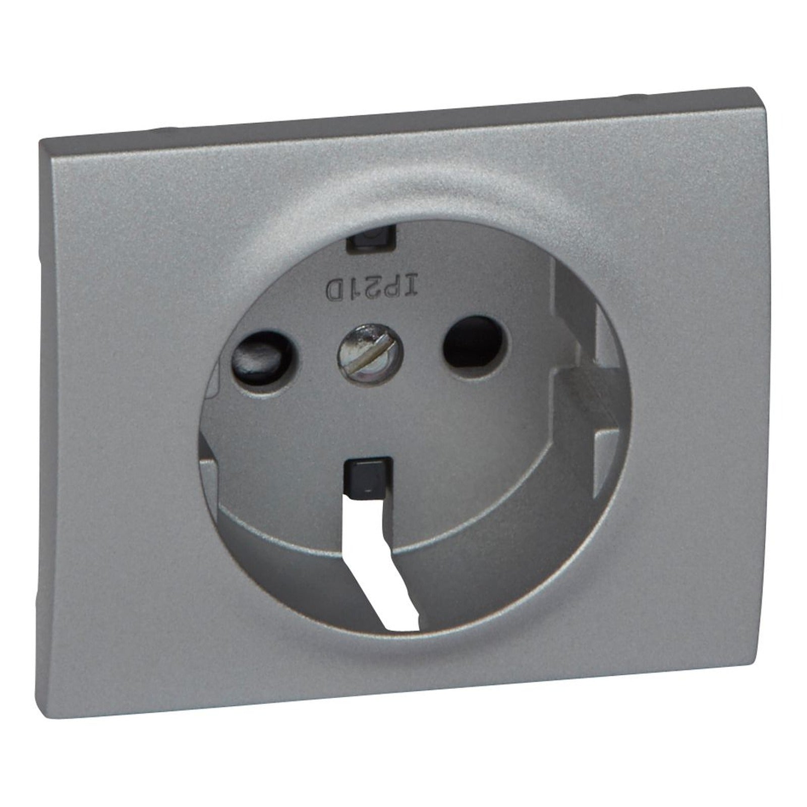 Tapa para base 2P+T Legrand Galea Life, aluminio, 771321 - referencia 771321