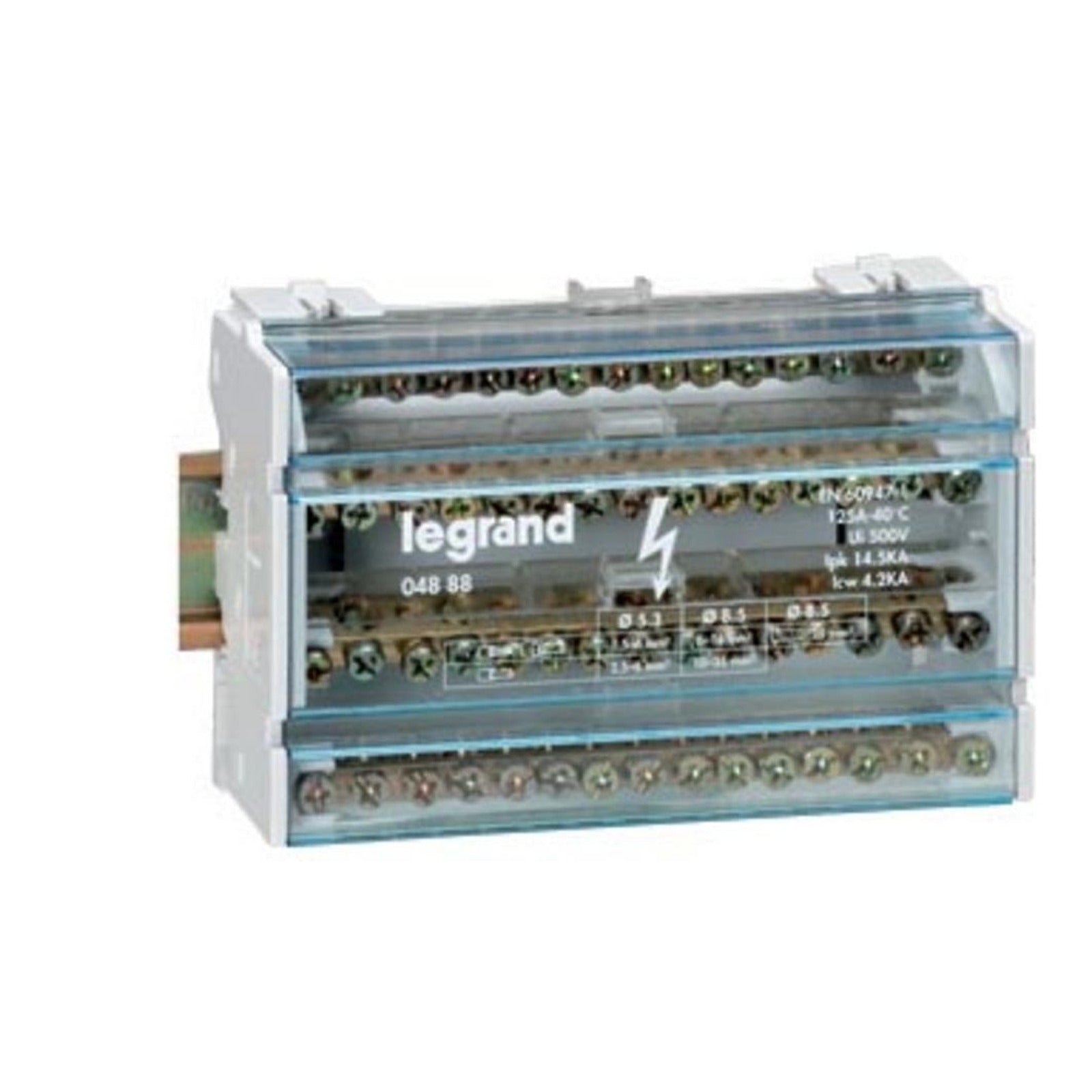 Repartidor tetrapolar Legrand, 40 A, 6 módulos, 004885 - referencia 004885