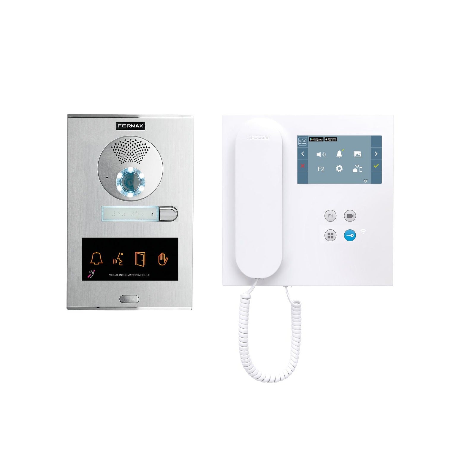 Kit de videoportero Fermax City VEO Wi-Fi DUOX Plus para 1 vivienda – Ref. 49081 - referencia 49081