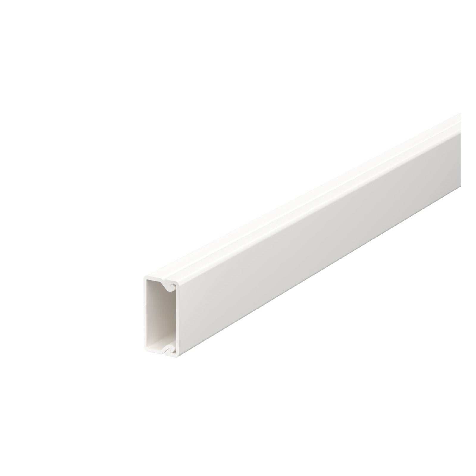 Canal WDK 10020 autoadhesiva de 2000 x 20 x 10 mm, blanco puro RAL 9010, OBO Bettermann 6027318 - referencia 6027318