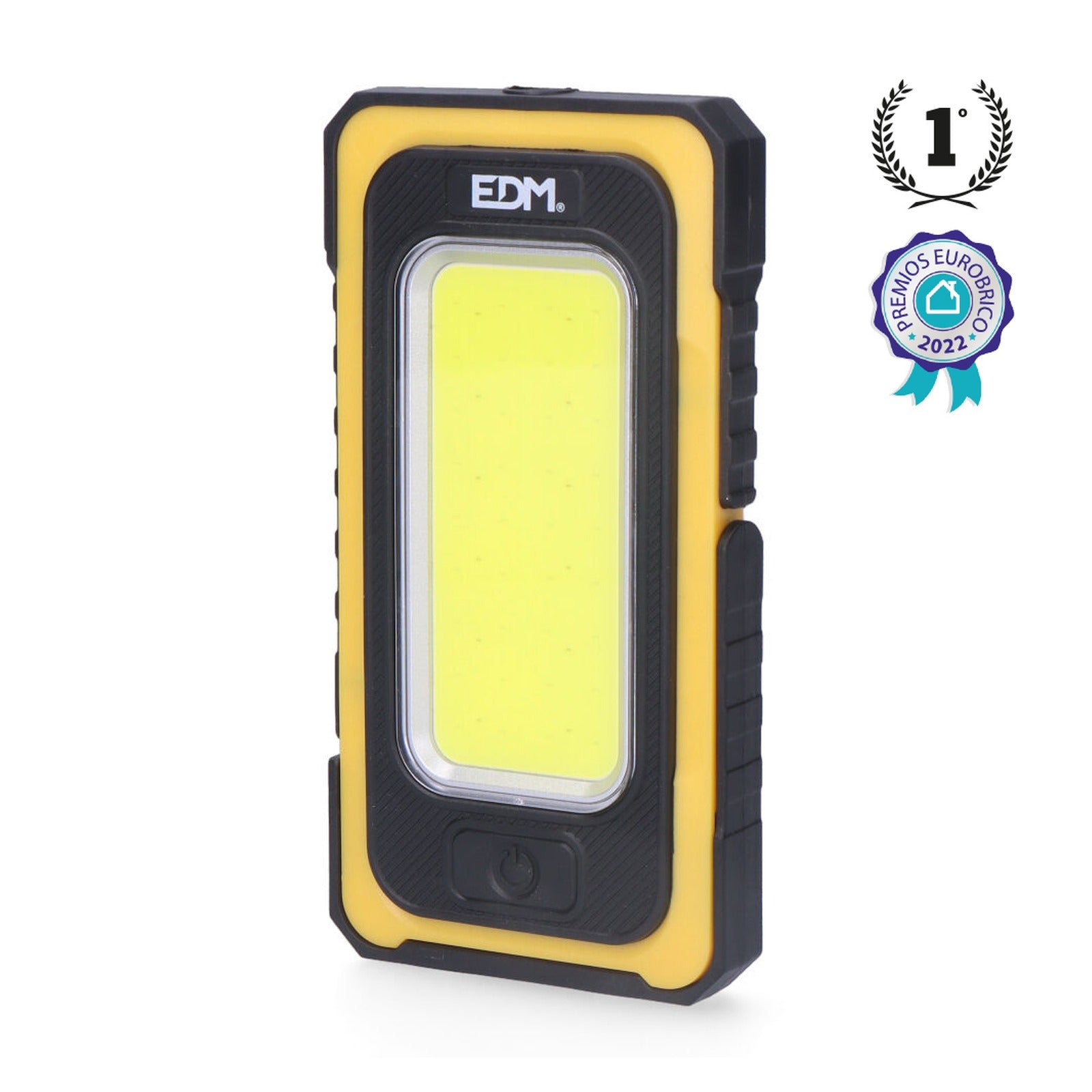 Linterna solar recargable EDM Force, COB 10 W, 750 lm, power bank – Ref. 36126 - referencia 36126