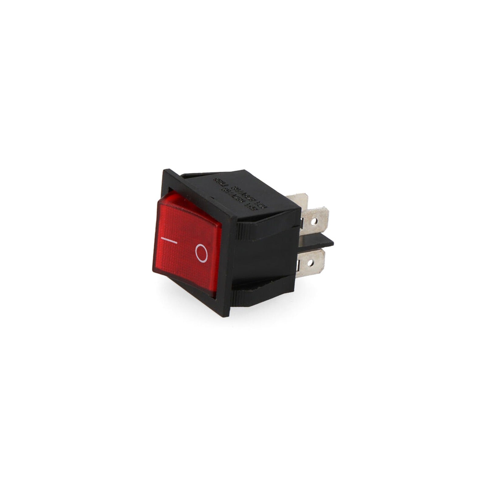 Interruptor luminoso empotrable EDM, rojo, 4 patillas – Ref. 45035 - referencia 45035