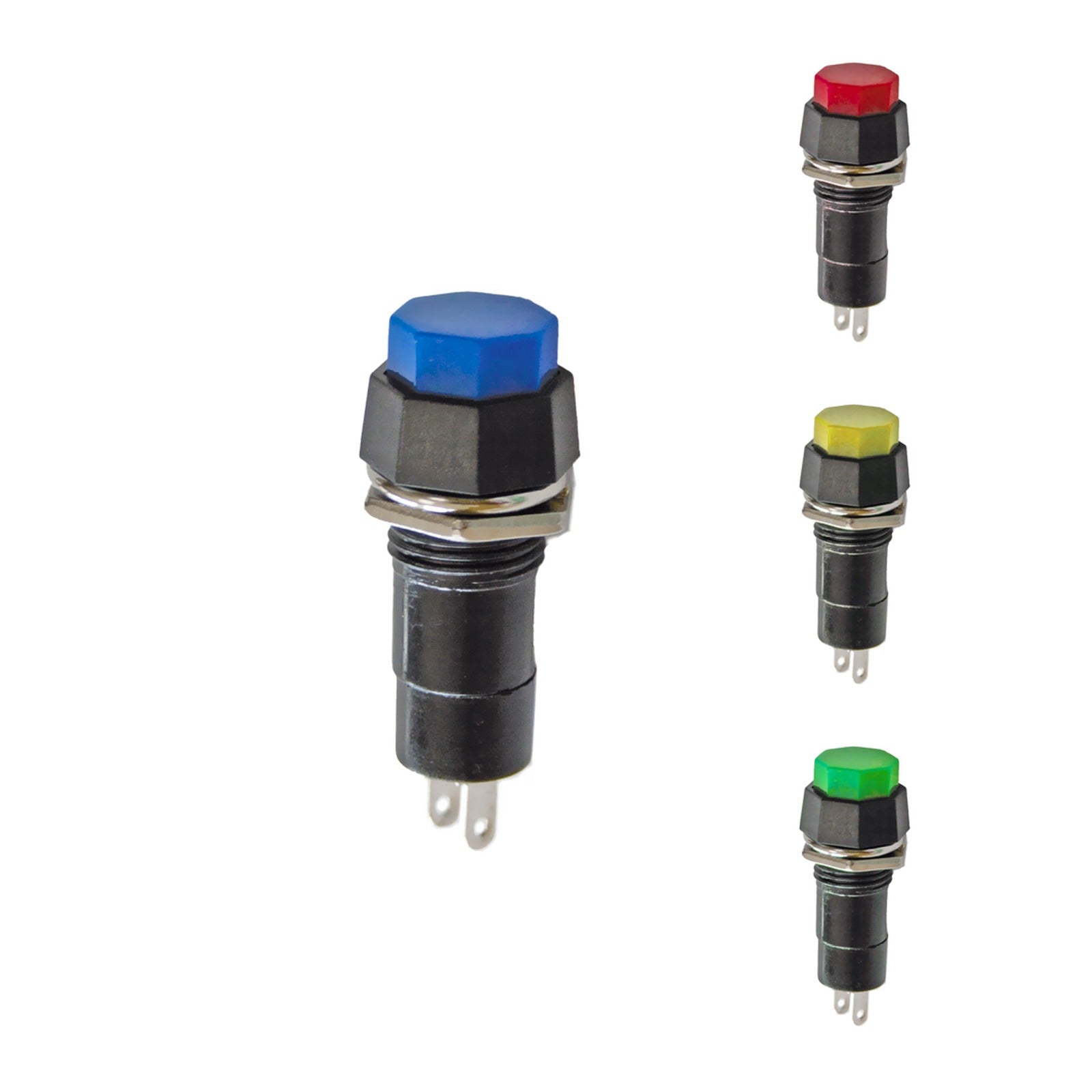 Interruptor unipolar EDM con base hexagonal, 1 A, 250 V – Ref. 45057 - referencia 45057