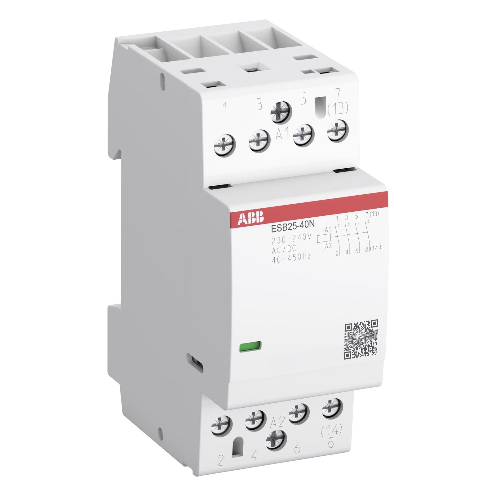 Contactor modular ABB ESB25-40N-06, 4 NA, bobina 230 V CA/CC – Ref. 1SAE231111R0640 - referencia 1SAE231111R0640