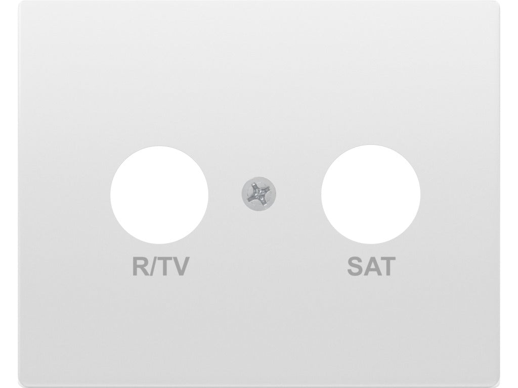 Tapa para toma R/TV-SAT blanco perla mabe BJC Mega – Ref. 22320-BP - referencia 22320-BP