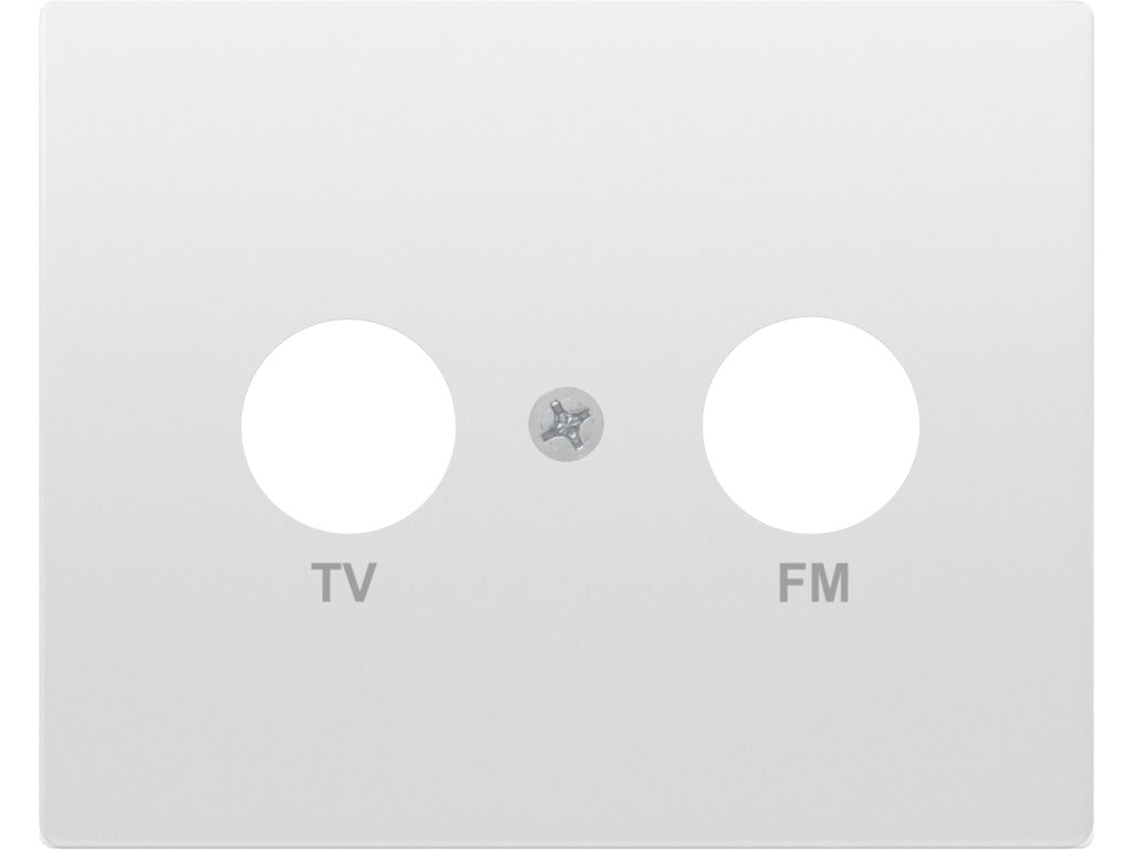 Tapa para toma TV-FM blanco perla mabe BJC Mega – Ref. 22330-BP - referencia 22330-BP