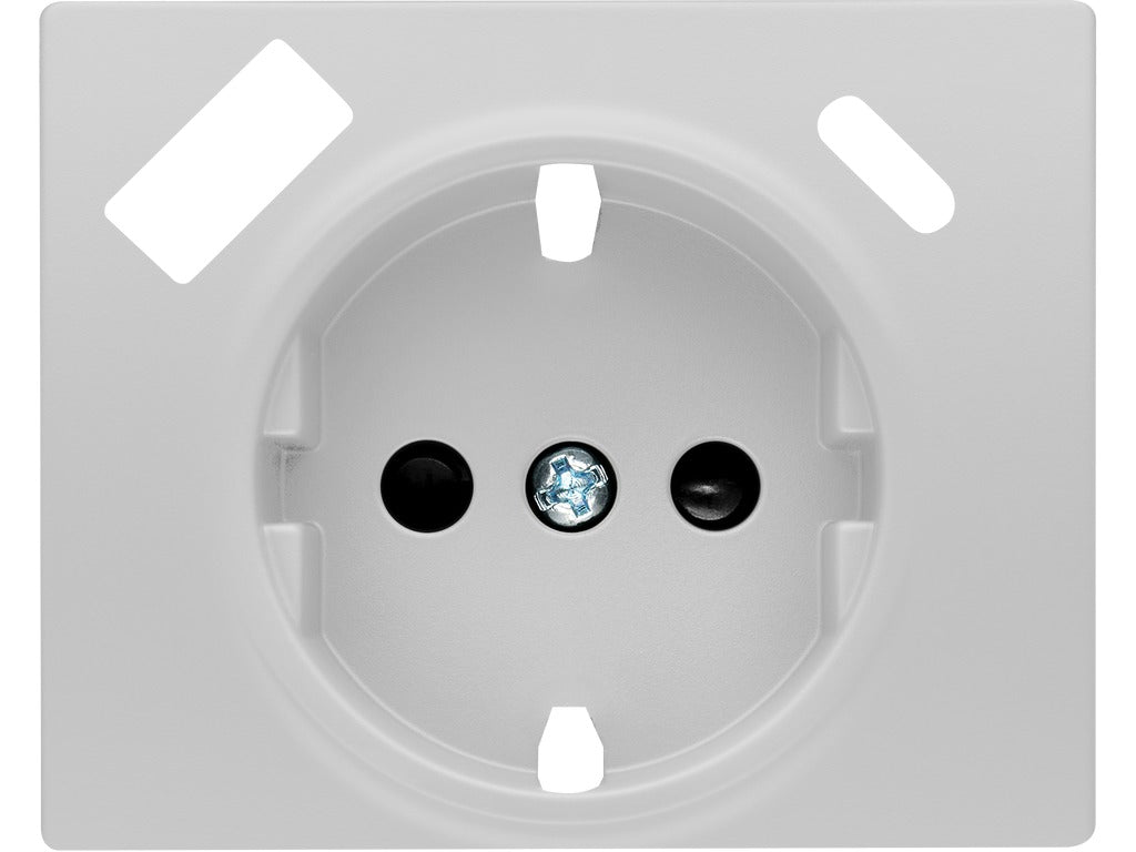 Tapa Schuko USB-A y USB-C, aluminio fusión BJC Mega – Ref. 22724-USBC-AF - referencia 22724-USBC-AF