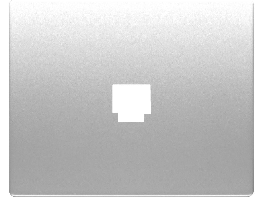 Tapa para toma de teléfono (8 vías RJ45) aluminio fusión BJC Mega – Ref. 22782-AF - referencia 22782-AF