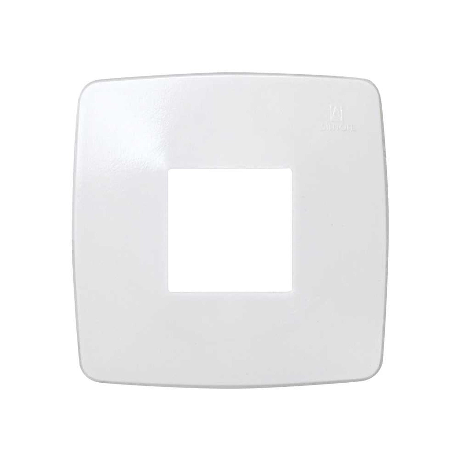 Marco de 1 elemento con abertura central cuadrada blanco Simon 32 - referencia 32610-31