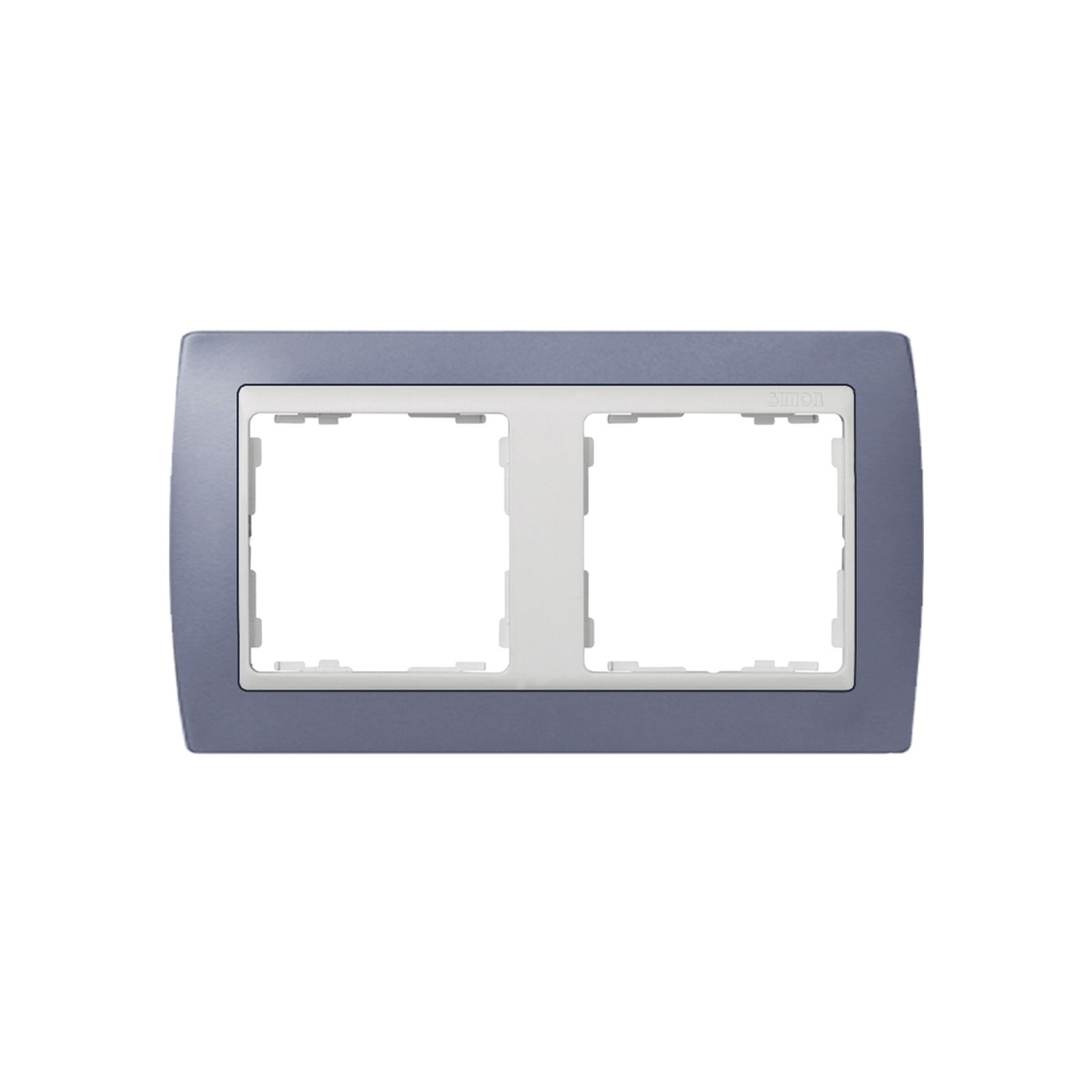 Marco de 2 elementos lila con interior blanco Simon 82 - referencia 82621-64