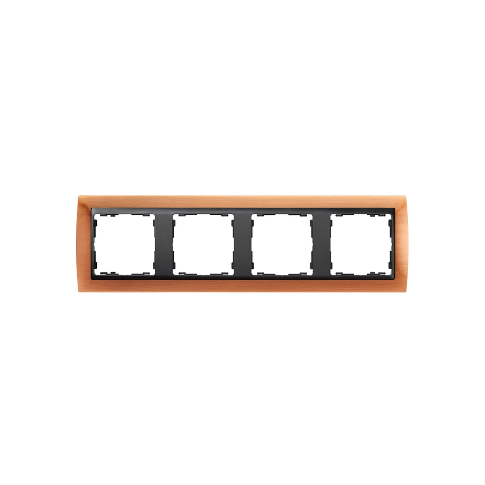 Marco para 4 elementos cobre viejo interior grafito Simon 82 - referencia 82844-36