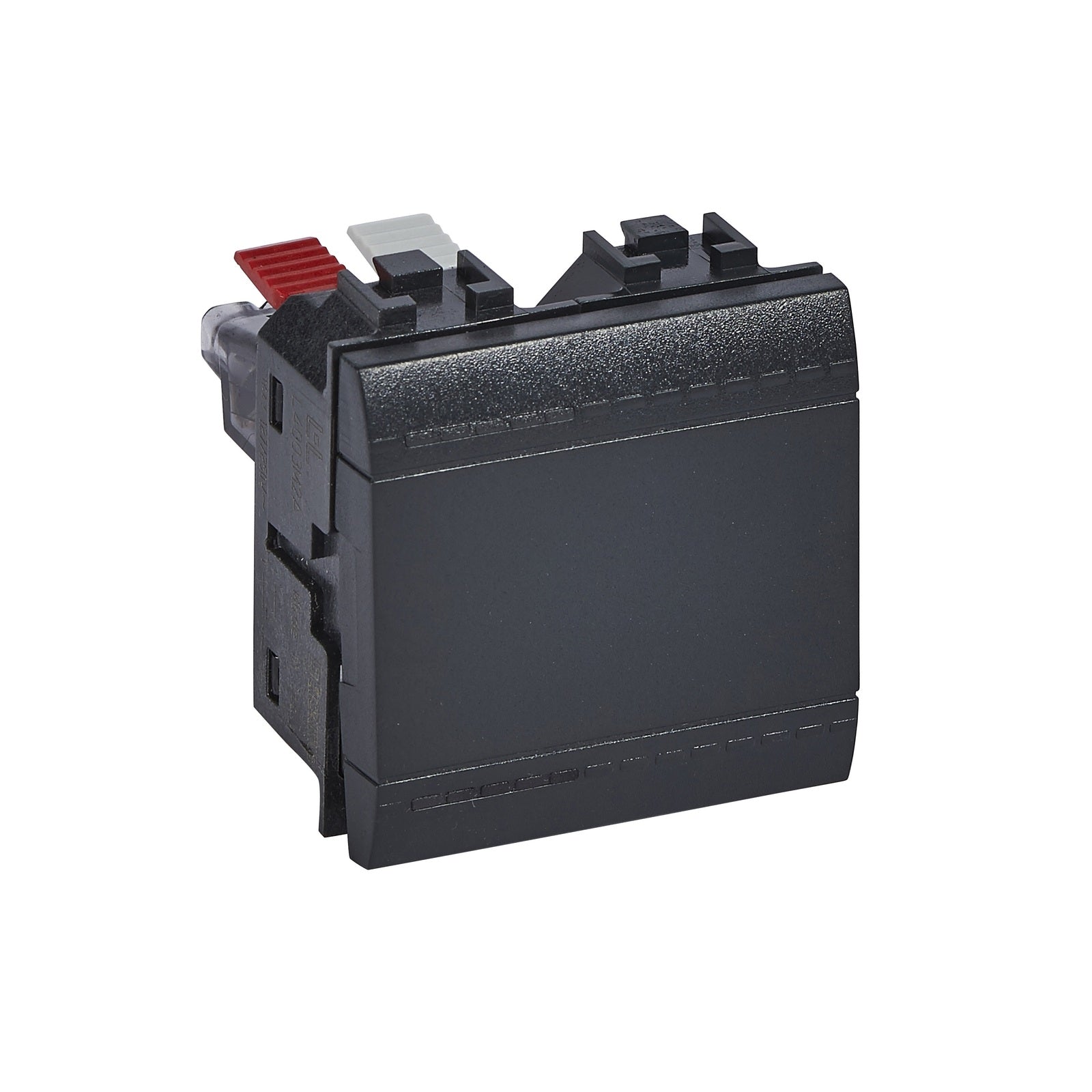 Conmutador iluminable BTicino Livinglight 1P, 16 A, 250 V, 2 módulos, antracita – Ref. L4003M2A - referencia L4003M2A