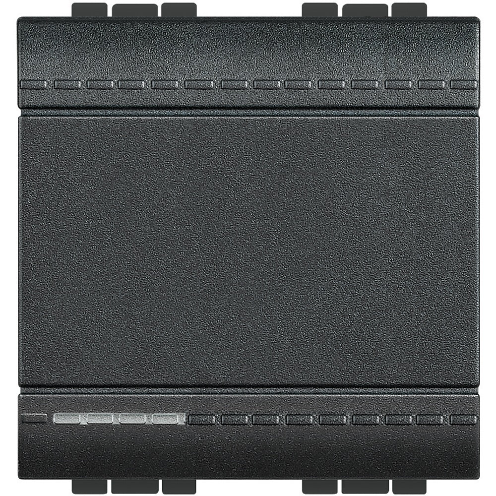 Cruzamiento iluminable BTicino Livinglight 1P, 16 A, 250 V, 2 módulos, antracita – Ref. L4004M2N - referencia L4004M2N