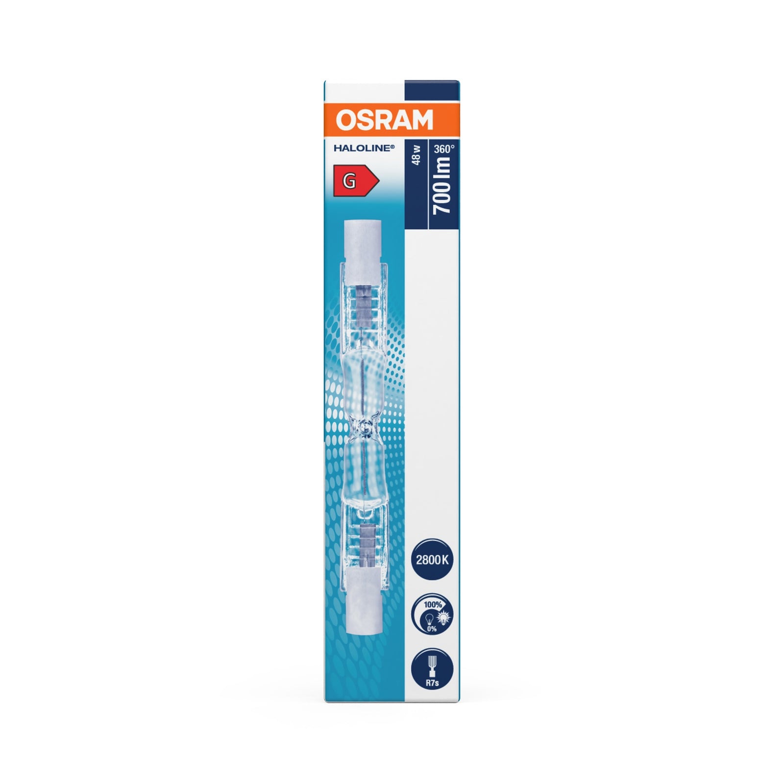 Lampara halogena lineal OSRAM HALOLINE PRO 48 W 230 V R7s - Ref. 4008321977595 - referencia 4008321977595