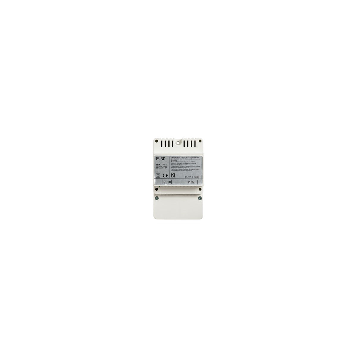 Alimentador Tegui E-30 Serie 7, 230 V a 12 V, 4 módulos DIN – Ref. 375004 - referencia 375004